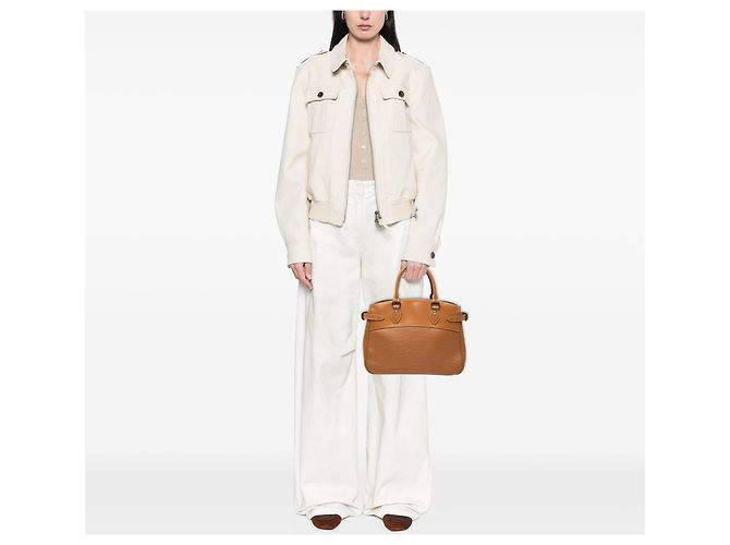 Borsa Louis Vuitton Epi Passy PM Marrone - vista 7