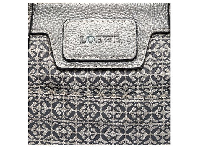 Tote in tela Anagram grigio LOEWE - vista 5