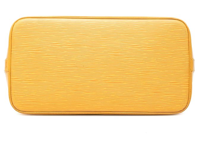 Borsa Louis Vuitton Epi Alma PM Gialla Giallo - vista 3