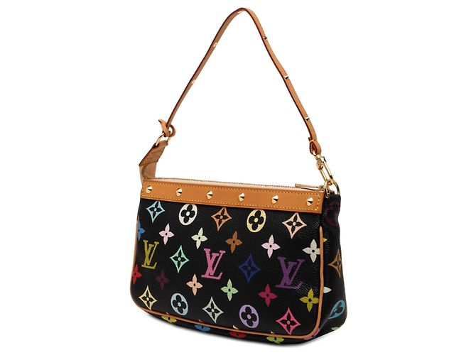 Black Louis Vuitton Monogram Multicolore Pochette Accessoires Shoulder Bag - view 2