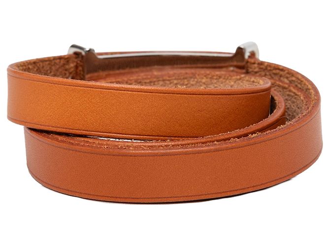 Bracciale Wrap Triple Tour Hermès Swift Api II Marrone - vista 3