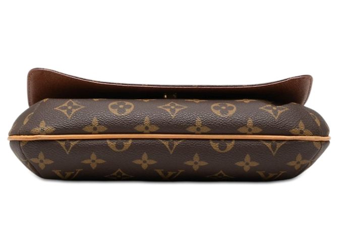 Borsa a tracolla Louis Vuitton Monogram Musette Tango marrone con tracolla corta - vista 3