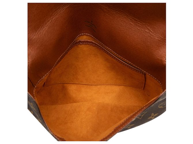 Borsa a tracolla Louis Vuitton Monogram Musette Tango marrone con tracolla corta - vista 4