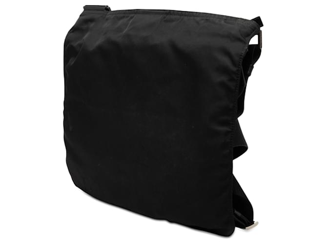 Borsa a tracolla Prada Tessuto nera con zip Nero - vista 2