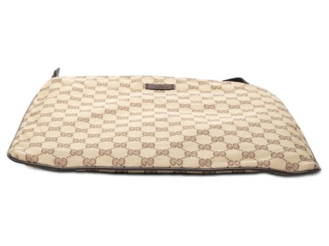 Borsa a Tracolla Gucci GG Canvas Beige - vista 3