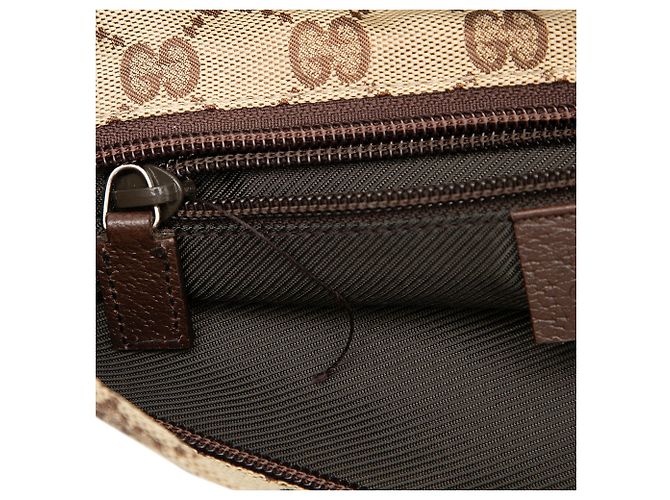 Borsa a Tracolla Gucci GG Canvas Beige - vista 7