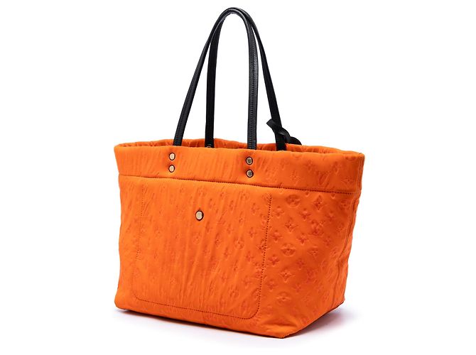 Borsa Tote MM Monogram Embossed in Neoprene Arancione Louis Vuitton - vista 2