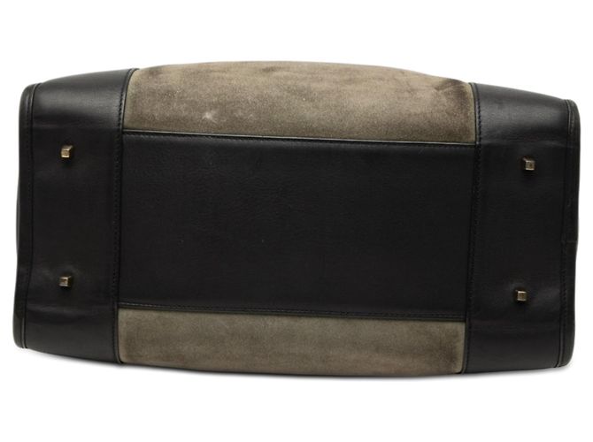 Borsa LOEWE Amazona 32 in camoscio verde - vista 3
