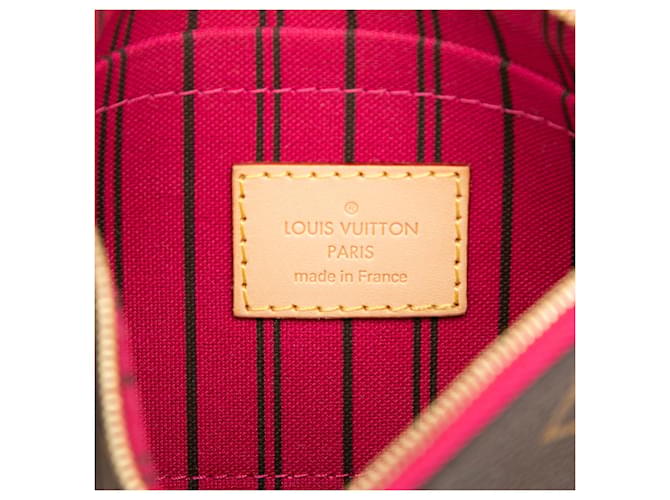 Pouch Louis Vuitton Monogram Neverfull PM Marrone - vista 5
