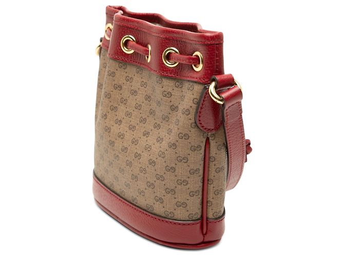 Borsa a secchiello Gucci Micro GG Supreme Doraemon Beige - vista 2
