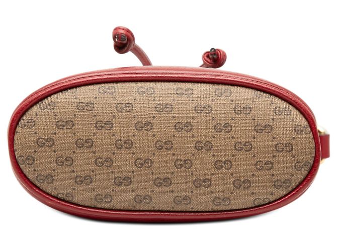 Borsa a secchiello Gucci Micro GG Supreme Doraemon Beige - vista 3