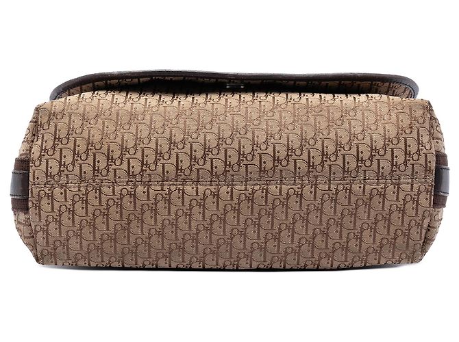 Marrone Dior Diorissimo Trotter Canvas Street Chic Crossbody - vista 3