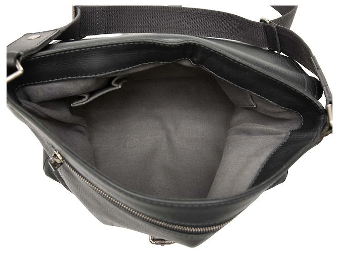 Borsa a tracolla Louis Vuitton Utah Omaha Nera Nero - vista 4