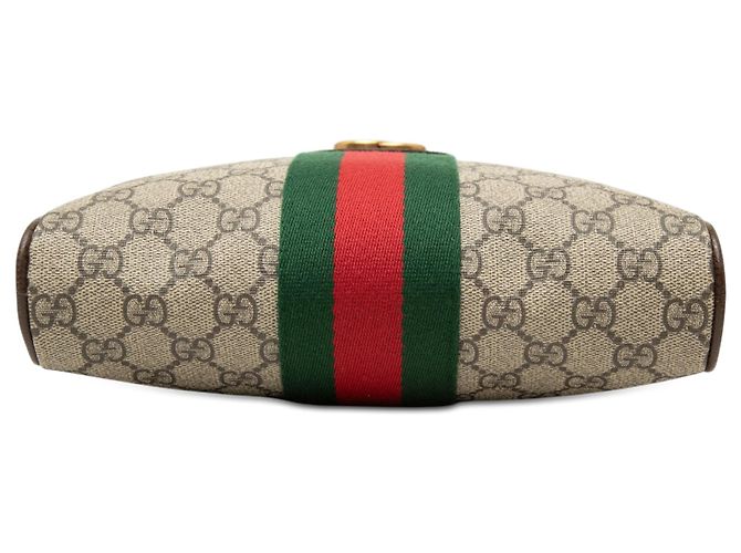 Borsa a tracolla Gucci Small GG Supreme Web Ophidia Beige - vista 3