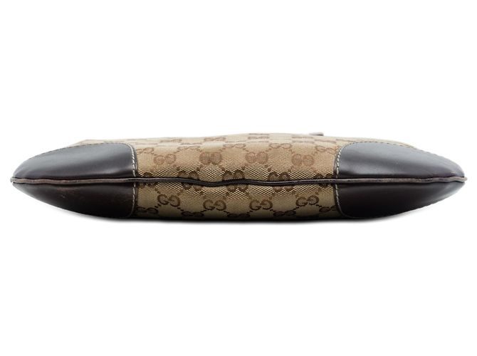 Borsa a tracolla Gucci GG Canvas Web Mayfair Beige - vista 3