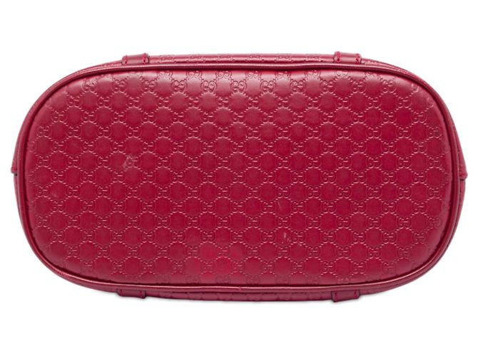 Borsa Dome Mini Microguccissima Gucci rossa Rosso - vista 3