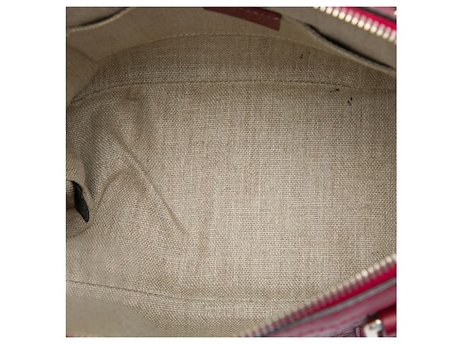 Borsa Dome Mini Microguccissima Gucci rossa Rosso - vista 4