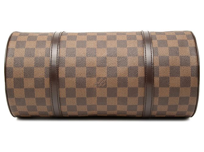 Borsa a mano Louis Vuitton Damier Ebene Papillon 30 Marrone - vista 3