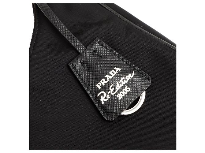 Bolso de hombro Prada Re Nylon Re Edition 2005 Negro - vista 8