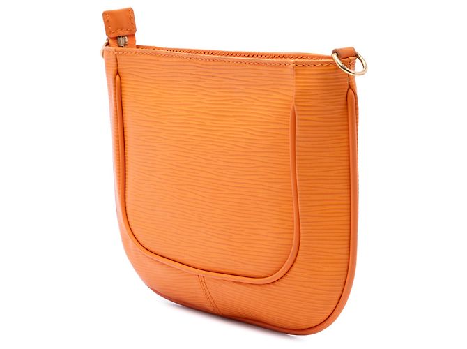 Borsa a tracolla Louis Vuitton Epi Sarvanga Orange Arancione - vista 2