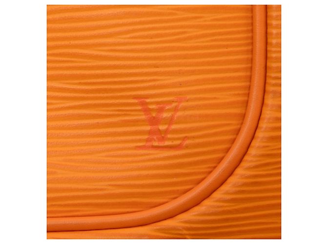 Borsa a tracolla Louis Vuitton Epi Sarvanga Orange Arancione - vista 5