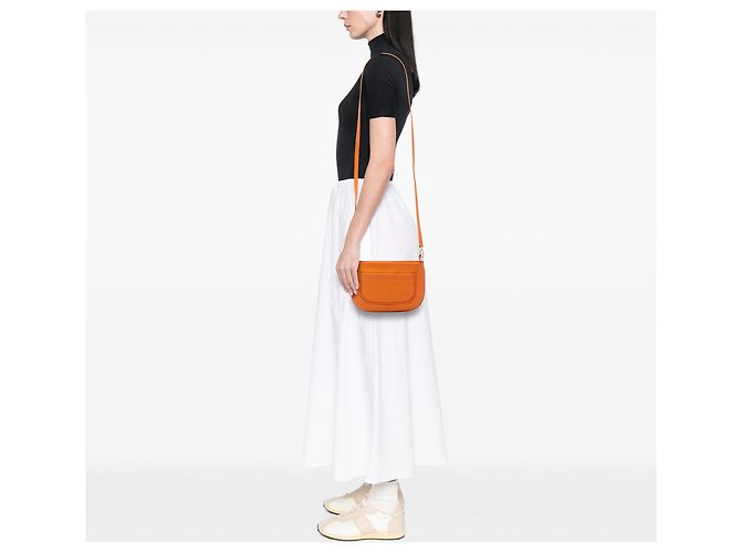 Borsa a tracolla Louis Vuitton Epi Sarvanga Orange Arancione - vista 6