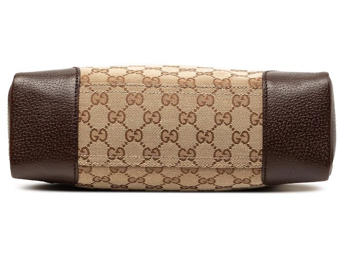 Borsa a tracolla Gucci GG Canvas beige - vista 3