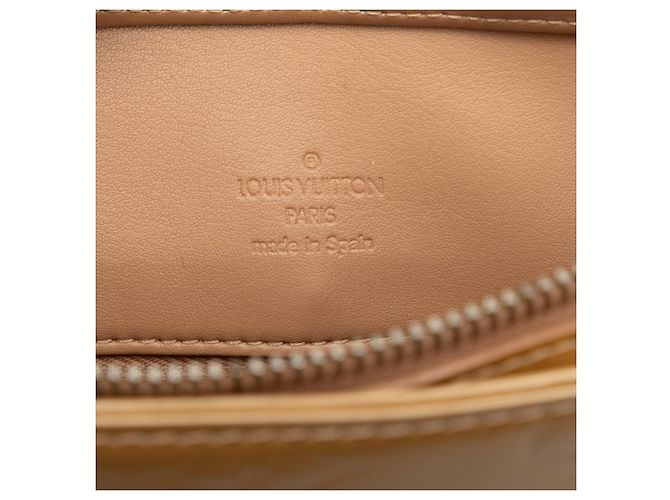 Borsa Tote Louis Vuitton Monogram Vernis Houston Marrone - vista 5