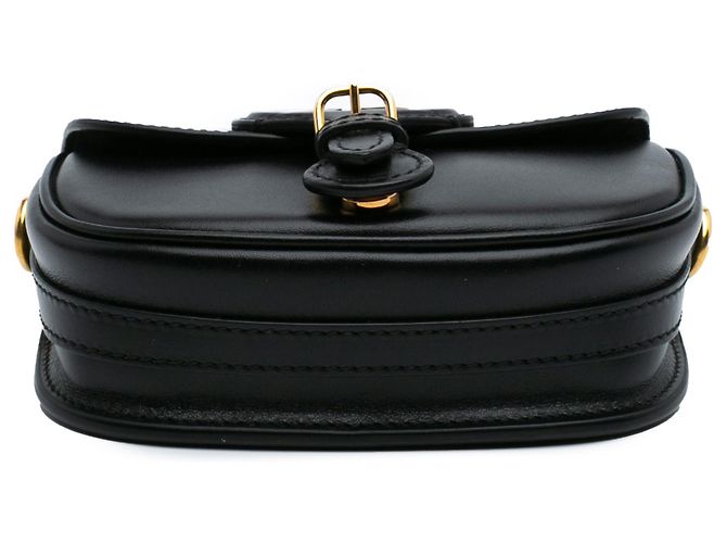 Borsa a tracolla Bobby Micro in pelle di vitello nera Dior Nero - vista 3