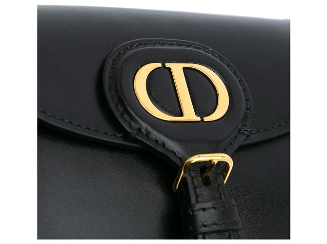 Borsa a tracolla Bobby Micro in pelle di vitello nera Dior Nero - vista 5