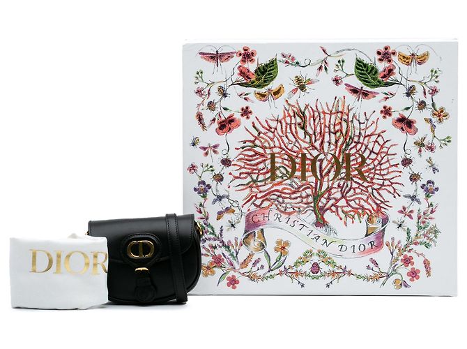 Borsa a tracolla Bobby Micro in pelle di vitello nera Dior Nero - vista 7