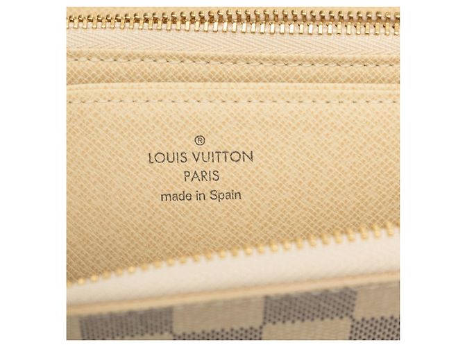 Louis Vuitton Damier Azur Zippy Long Wallet weiß - Ansicht 5