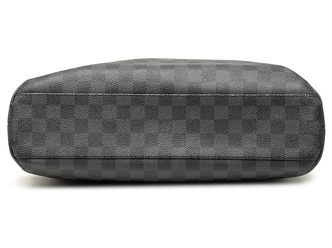Borsa a tracolla Louis Vuitton Damier Graphite Mick MM Nera Nero - vista 3