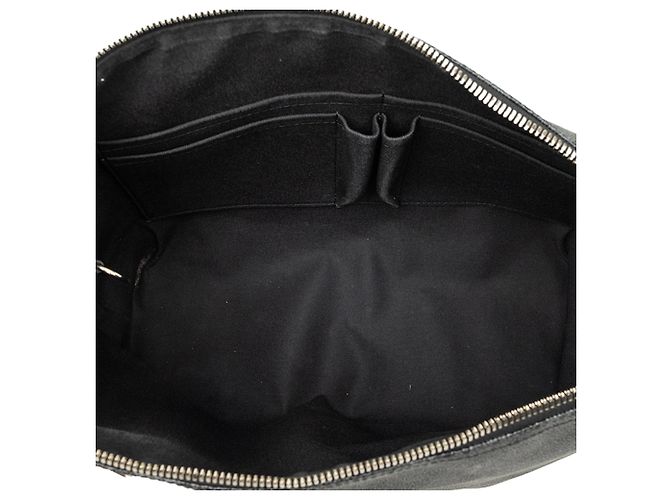 Borsa a tracolla Louis Vuitton Damier Graphite Mick MM Nera Nero - vista 4