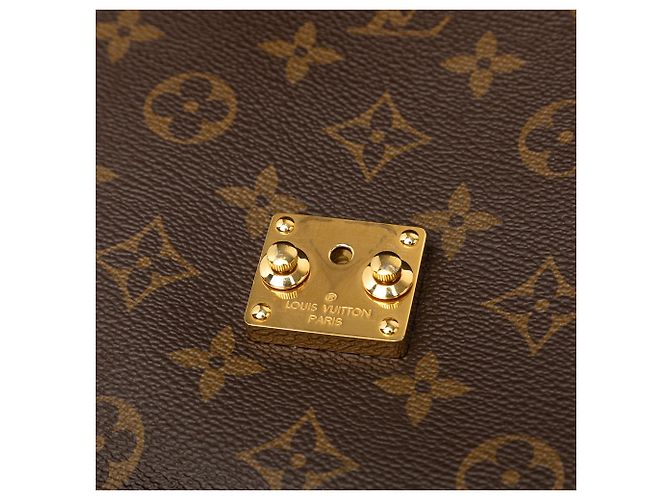 Borsa Louis Vuitton Monogram Pochette Metis Marrone - vista 6