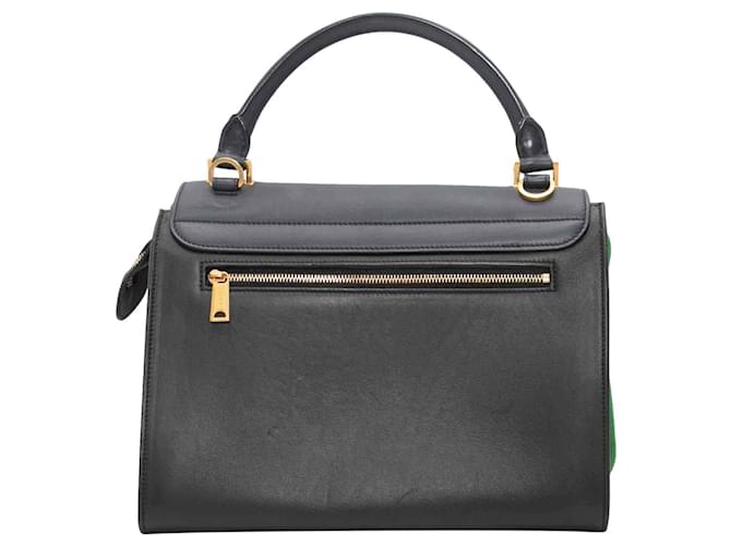 Céline Borsa Trapeze Celine nera Blu - vista 3