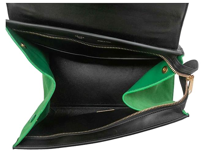 Céline Borsa Trapeze Celine nera Blu - vista 5