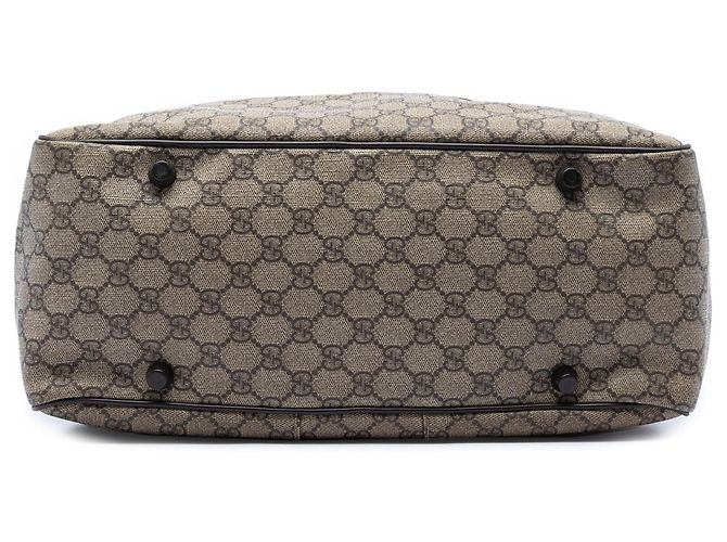Borsetta Gucci GG Supreme Interlocking G Beige - vista 3