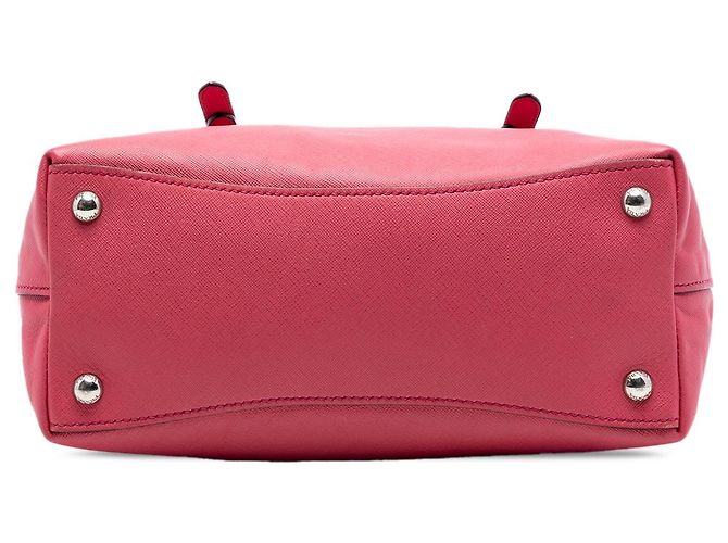 Borsa Shopping Tote Prada Saffiano Soft Rosa - vista 3