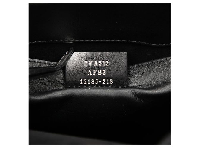 Fendi Medium Leather Pack Shopping Satchel in Schwarz - Ansicht 6