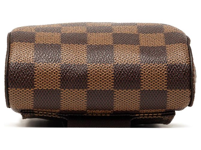 Borsa a tracolla Louis Vuitton Damier Ebene Geronimos Marrone - vista 3
