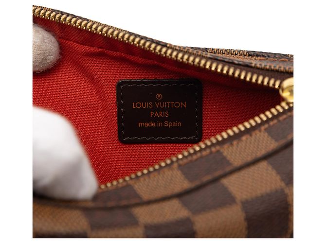 Borsa a tracolla Louis Vuitton Damier Ebene Geronimos Marrone - vista 5