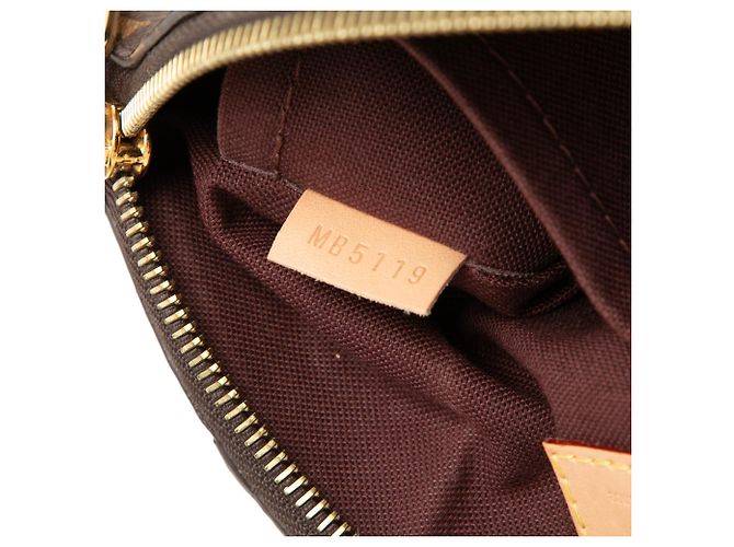 Borsa Satchel Louis Vuitton Monogram Rivoli PM Marrone - vista 6