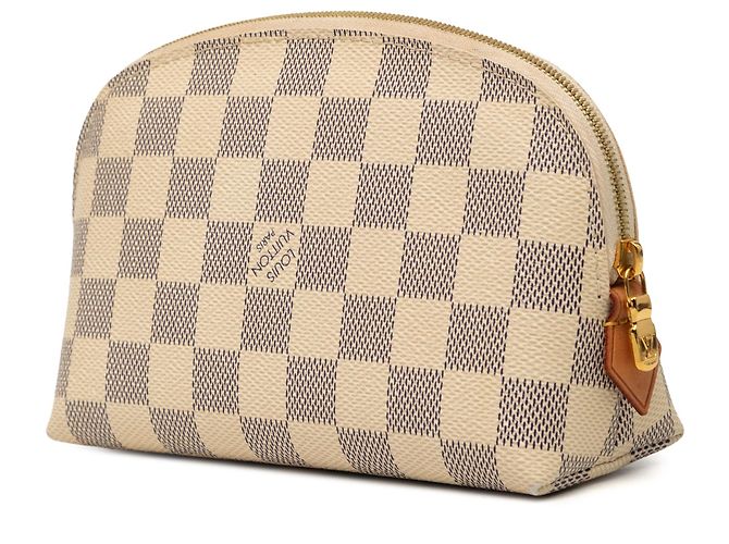 Necessaire Louis Vuitton Damier Azur bianca Bianco - vista 2