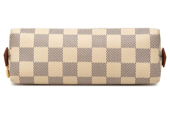 Necessaire Louis Vuitton Damier Azur bianca Bianco - vista 3