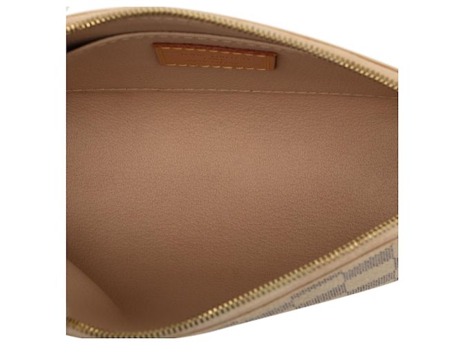 Necessaire Louis Vuitton Damier Azur bianca Bianco - vista 4