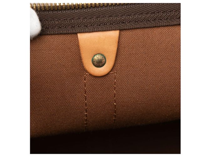 Borsa da viaggio Louis Vuitton Monogram Keepall 55 marrone - vista 10