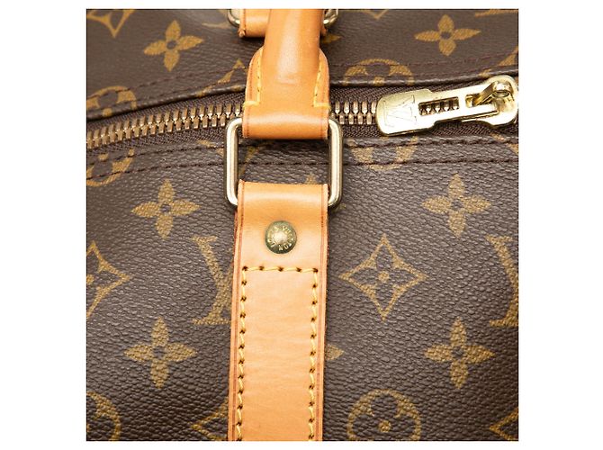 Borsa da viaggio Louis Vuitton Monogram Keepall 55 marrone - vista 11
