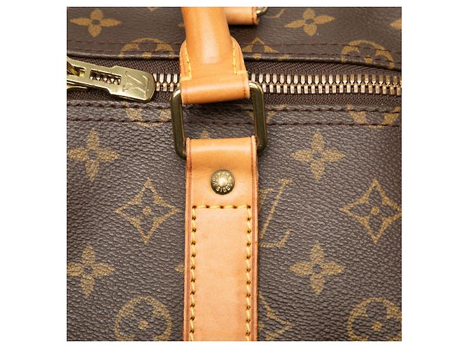 Borsa da viaggio Louis Vuitton Monogram Keepall 55 marrone - vista 12