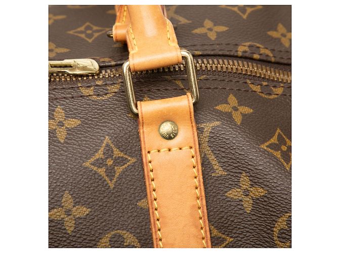 Borsa da viaggio Louis Vuitton Monogram Keepall 55 marrone - vista 13